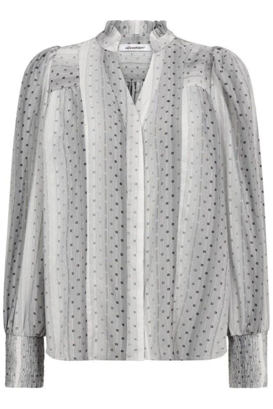 Co´Couture - Ollycc V-Shirt 35970 - 11 - Off White Skjorter 