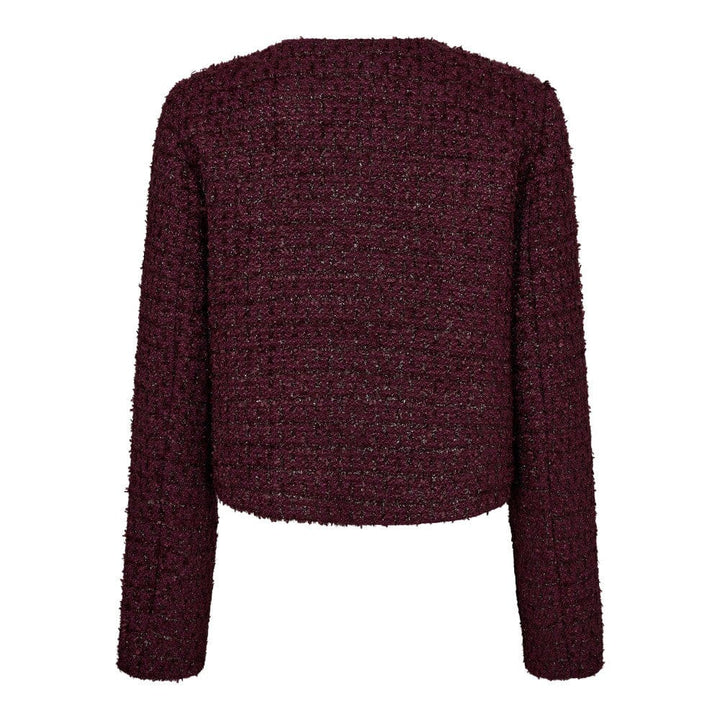 Co´Couture - Peachcc Boucle Jacket 30357 - 67 - Plum Jakker 