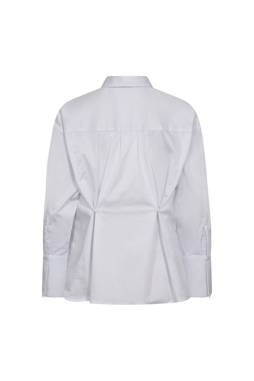 Co´Couture - Poppycc Button Waist Shirt 45002 - 4000 - White