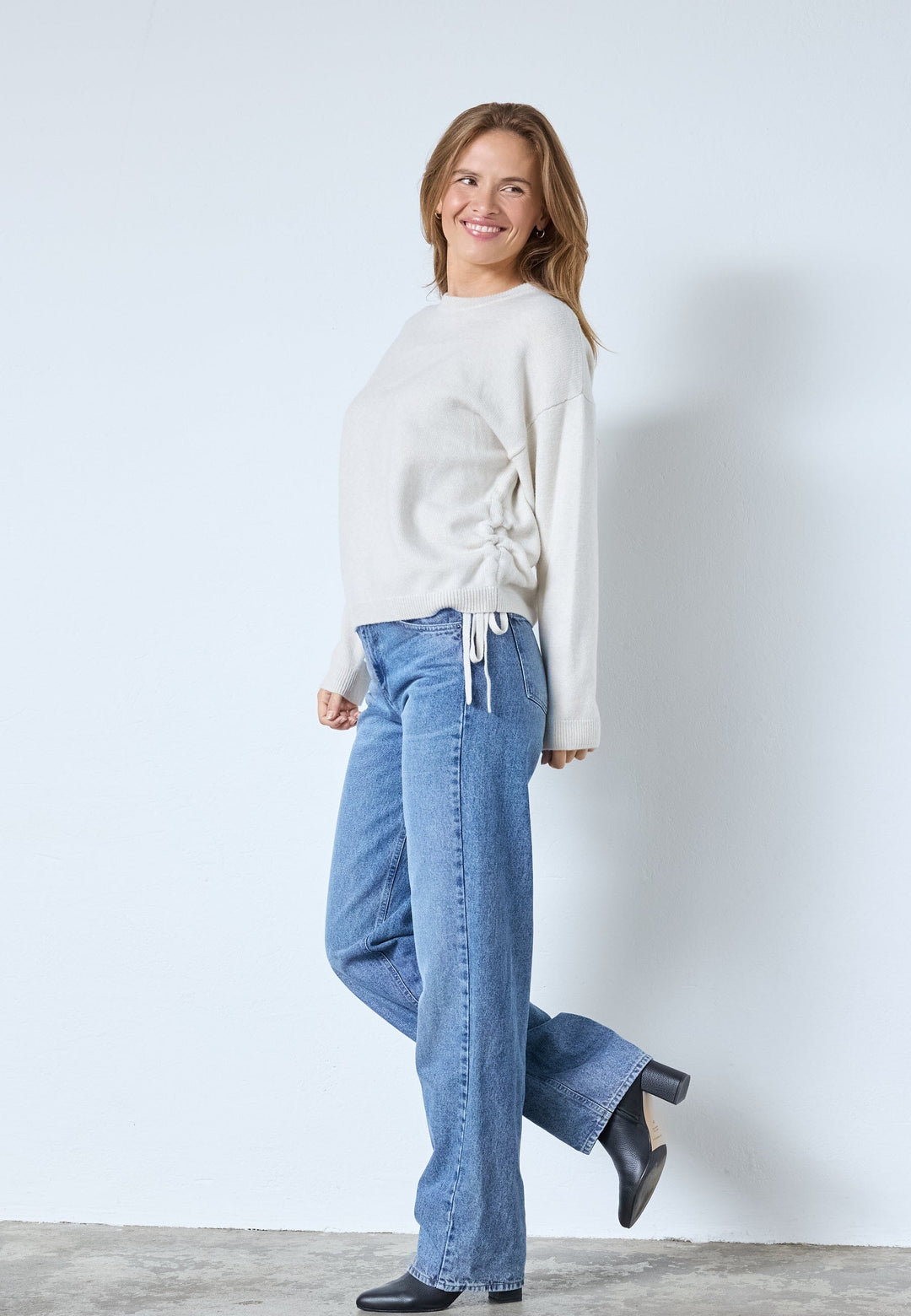 Co´Couture - Rowcc String Knit 32240 - 4021 - Ivory Strikbluser 