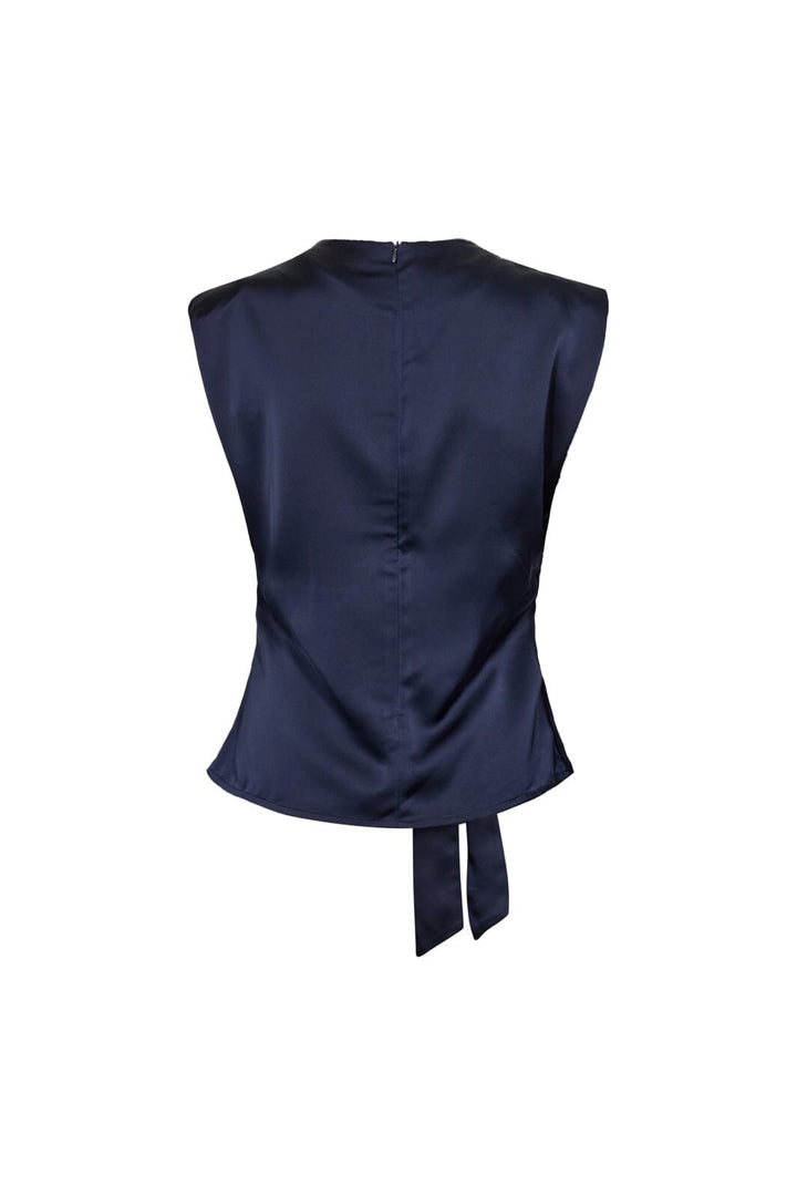 Co´Couture - Safiracc Pleat Top 500575 - 40007 - Navy