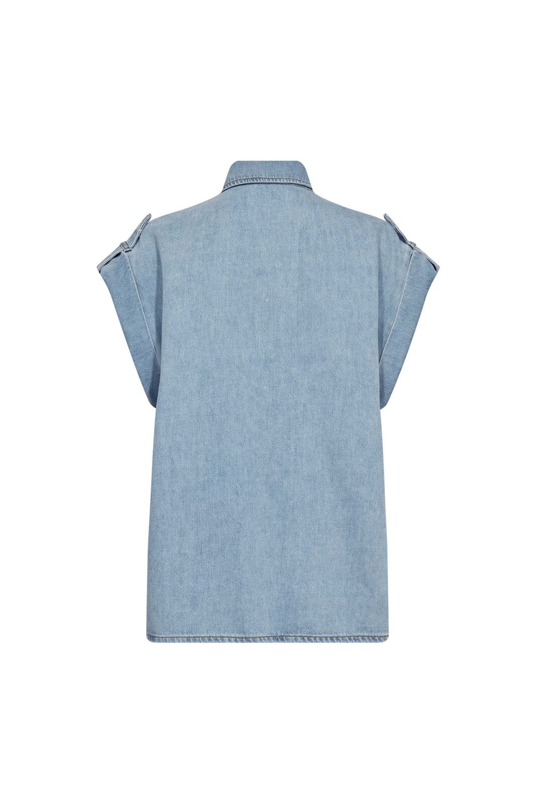 Co´Couture - Sharoncc Denim Vest 40049 - 114 - Fade Denim