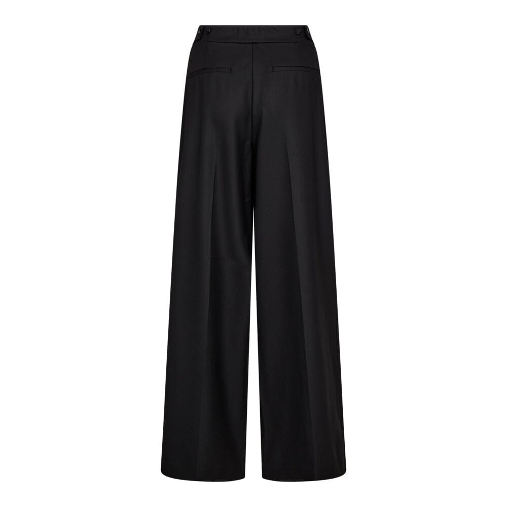 Co´Couture - Sibellecc Pleat Pant 31640 - 96 - Black Bukser 