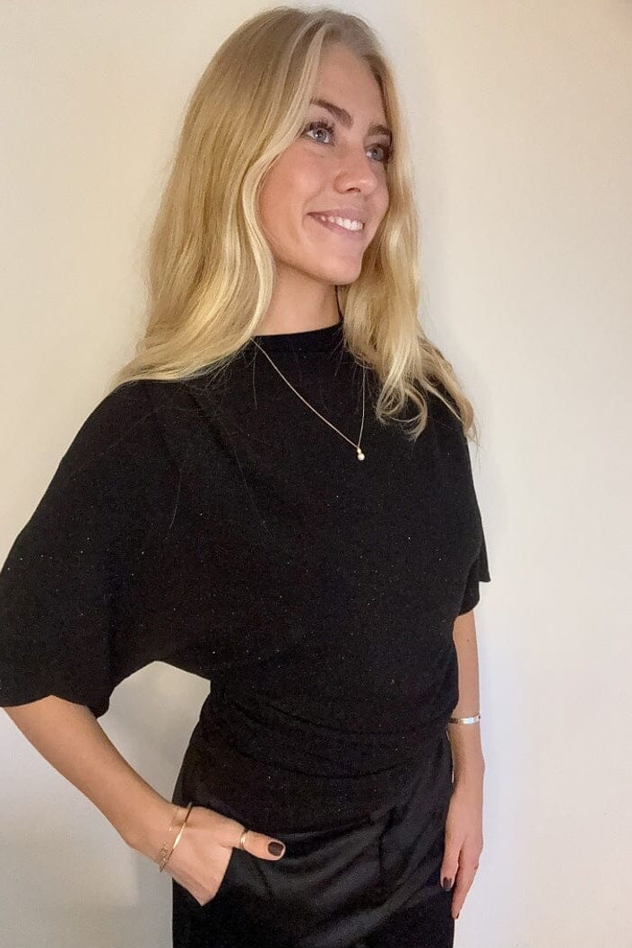 Continue - Jessie Blouse 15097 - Black Lurex