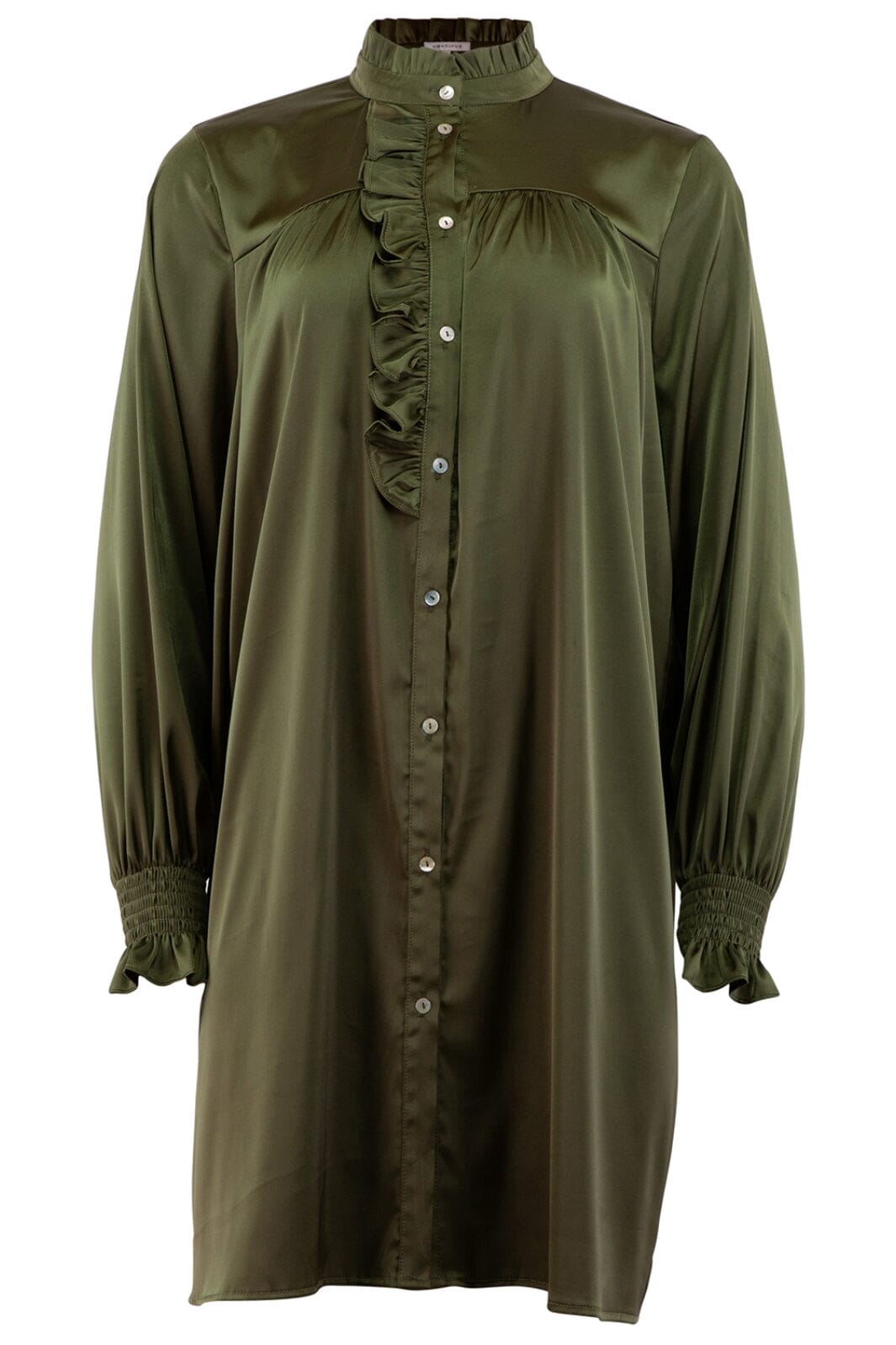 Continue - Malika Dress - Army Kjoler 