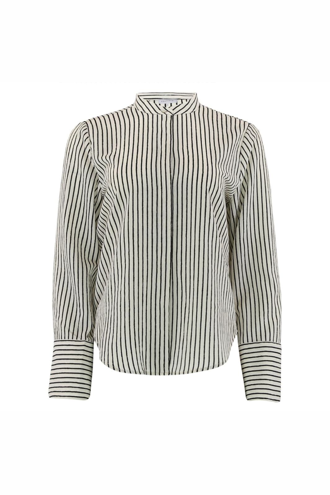 Continue - Selma Stripe - Offwhite With Black Stripe