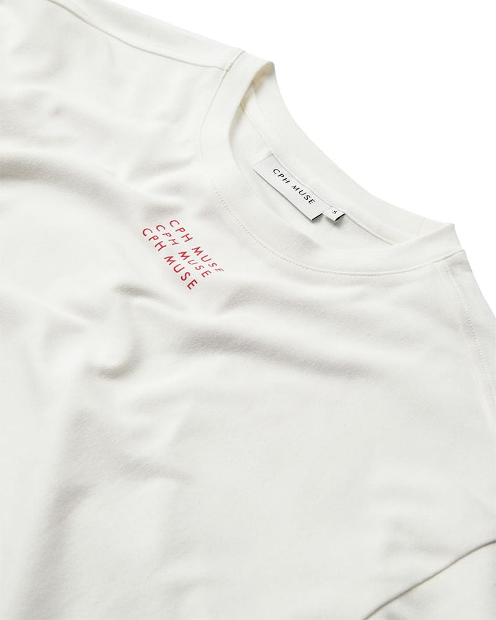 Copenhagen Muse - Cmmuse-tee 207248 - 1036 Jet Stream W, Goji Berry T-shirts 