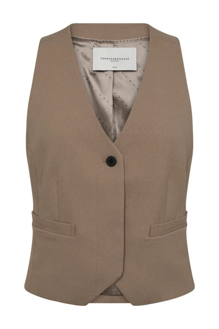 Copenhagen Muse - Cmtailor-Waistcoat 201671 - Timber Wolf