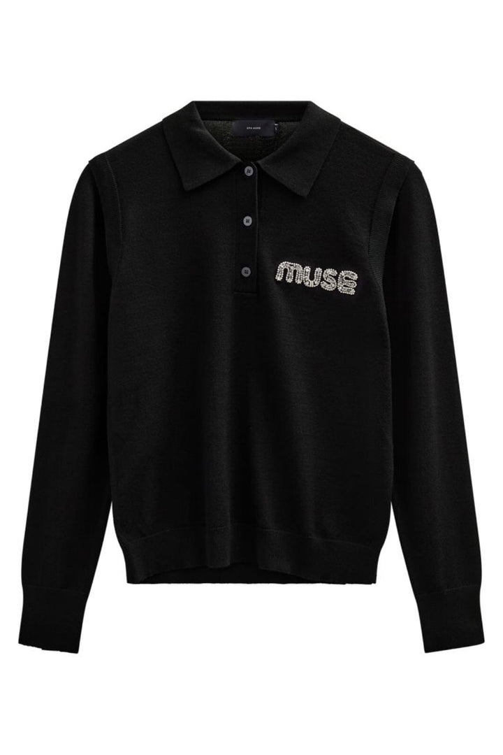 Copenhagen Muse - Cmveran-polo 206825 - 1000 Black Bluser 