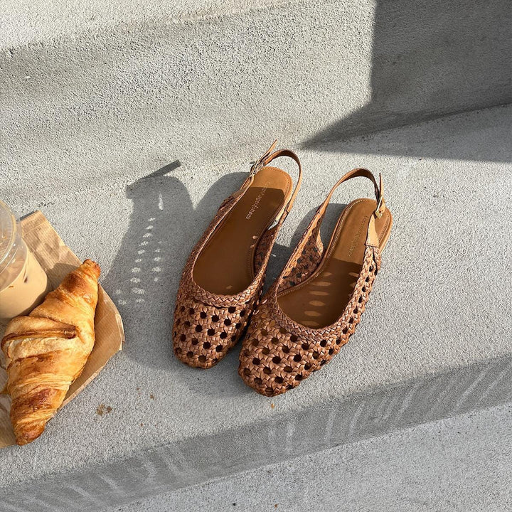 Copenhagen Shoes - As The Sea CS8977 - 0241 - Cognac Ballerinaer 