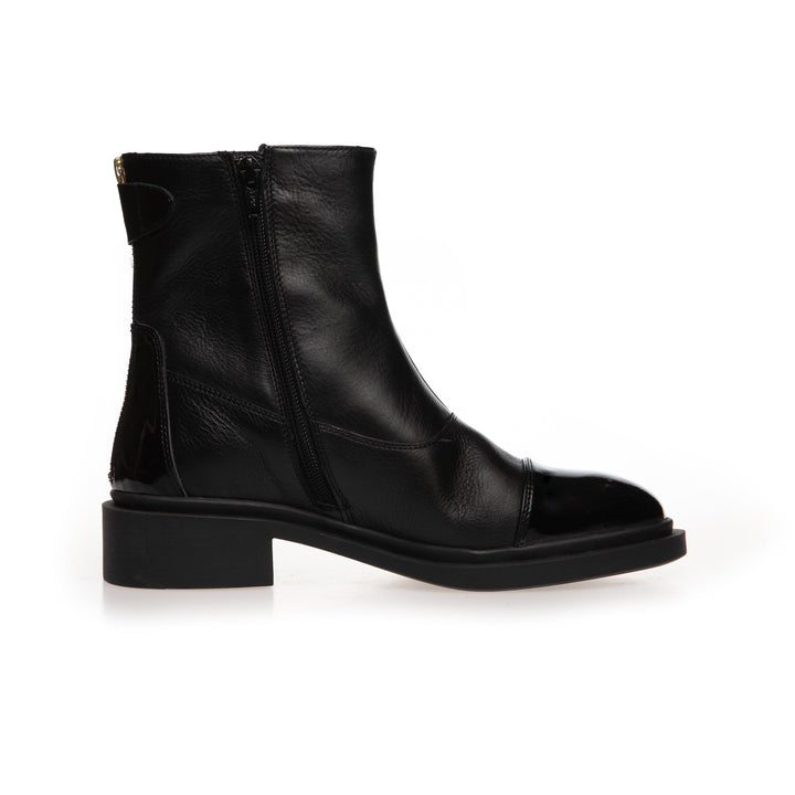 Copenhagen Shoes - As You See Patent Toe CS8733 - 00010 - Black W/Patent Toe Støvler 
