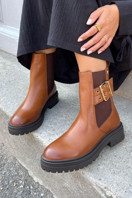Copenhagen Shoes - Its Like Fall - 0241 Cognac Støvler 