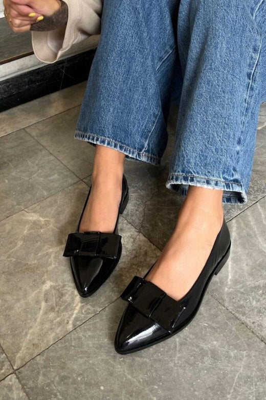 Copenhagen Shoes - Keep Dreaming Patent CS8783 - 0001 - Black Ballerinaer 