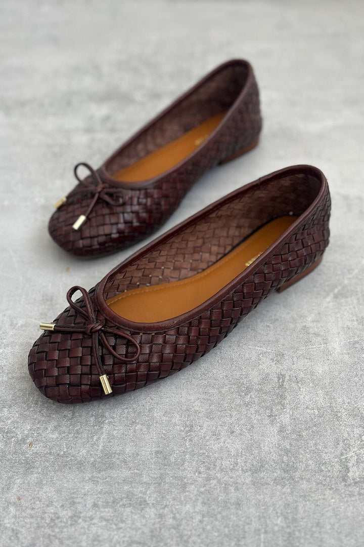 Copenhagen Shoes - Lucie CS8904 - 0018 - Dk Brown Ballerinaer 