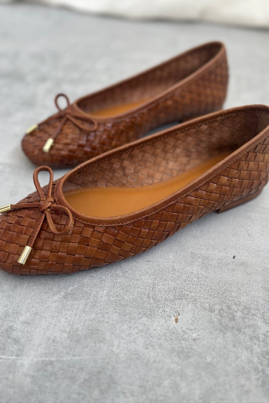 Copenhagen Shoes - Lucie CS8904 - 0241 - Cognac Ballerinaer 