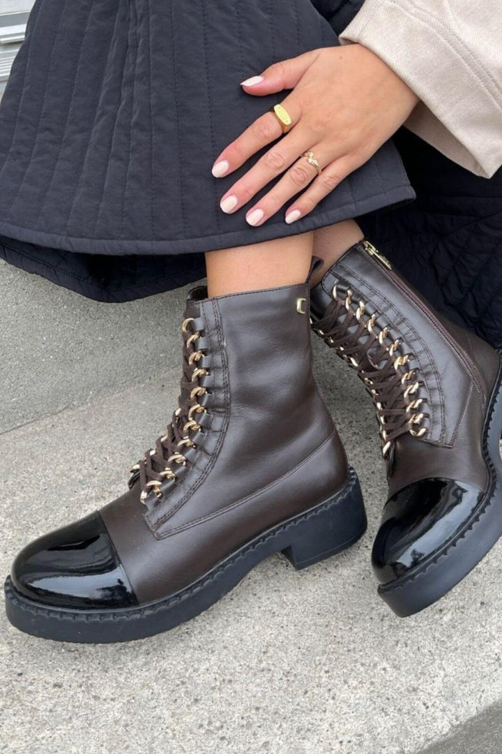 Copenhagen Shoes - New Rock Multi - 0500 Brown/Black Støvler 