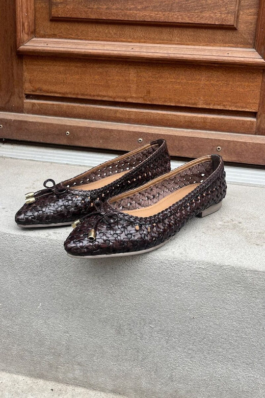 Copenhagen Shoes - On My Love CS8586 - 848 - Dark Brown (T.Moro) Ballerinaer 