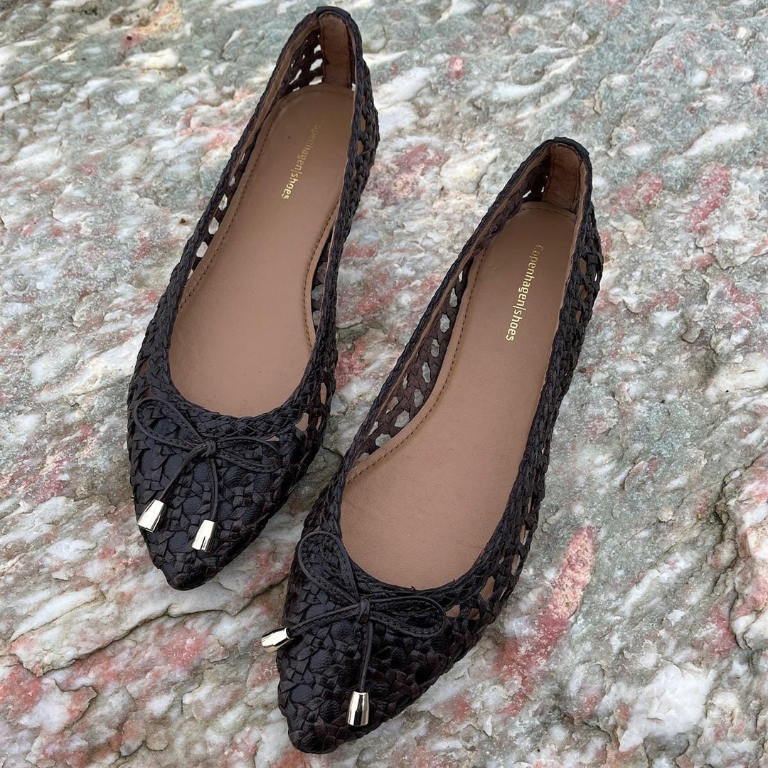 Copenhagen Shoes - On My Love CS8586 - 848 - Dark Brown (T.Moro) Ballerinaer 