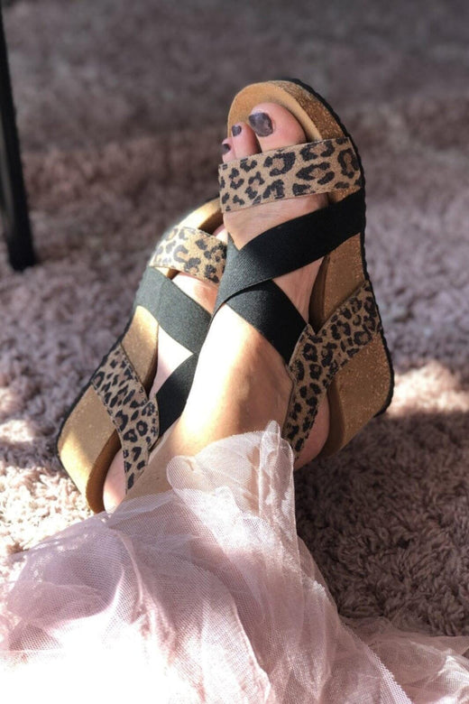 Copenhagen Shoes - Stacia Leopard 20 CS1800 - 020 - Brown Leopard Sandaler 