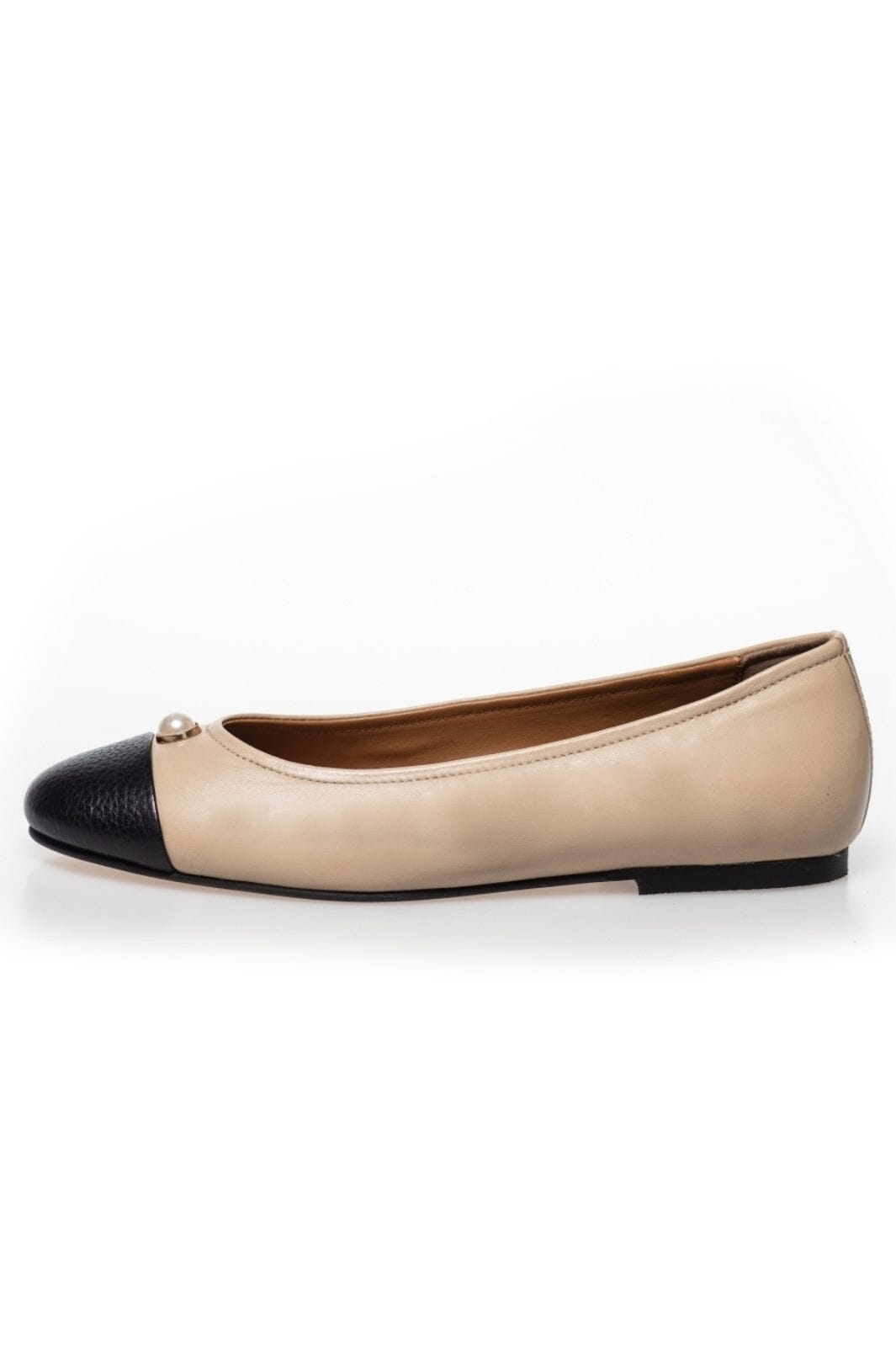 Copenhagen Shoes - The New Pearl Ballerina CS8595 - 0007 - Black / Nude