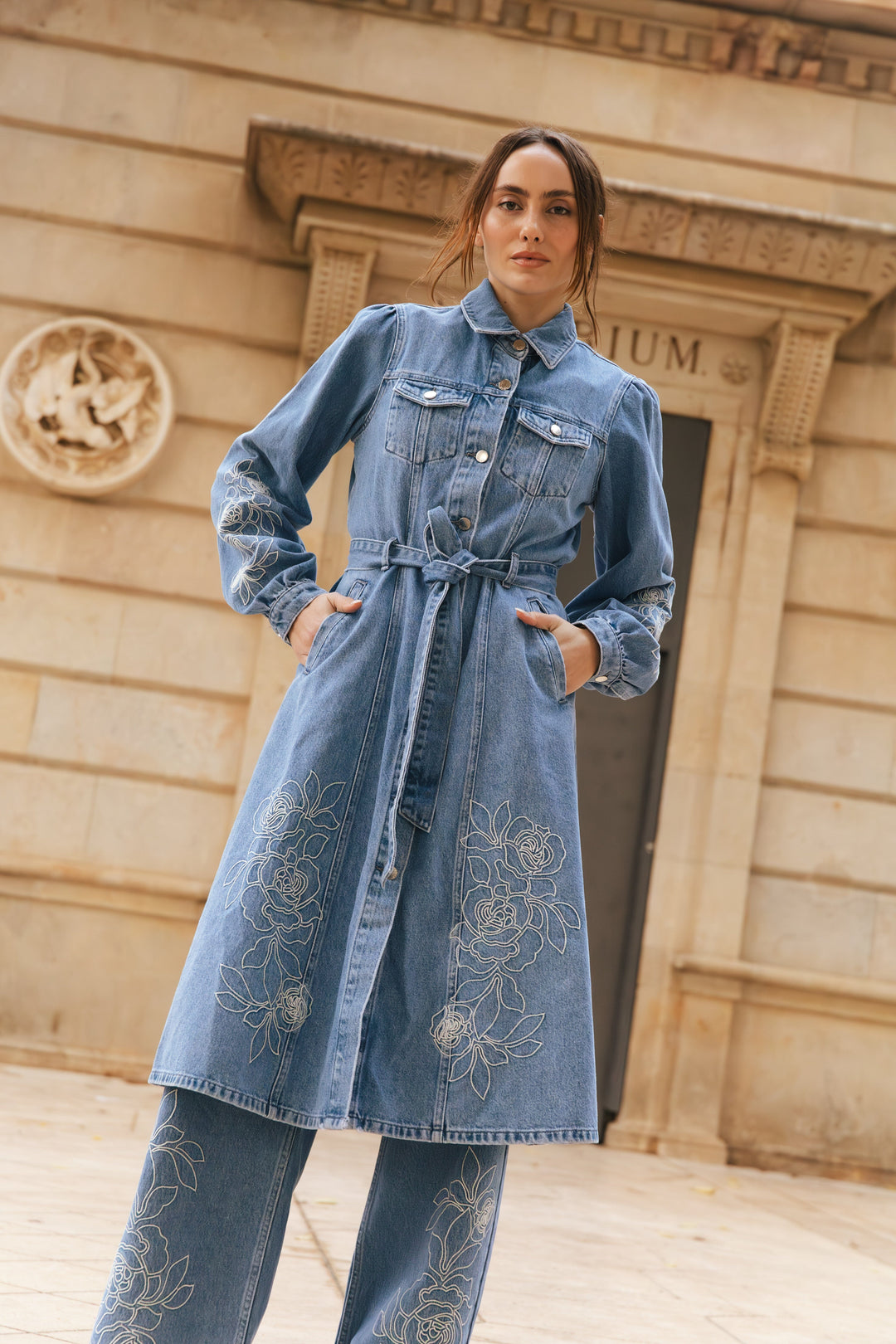 Cras - Celine Dress C654 - 7035 - 7035 Medium Blue Kjoler 