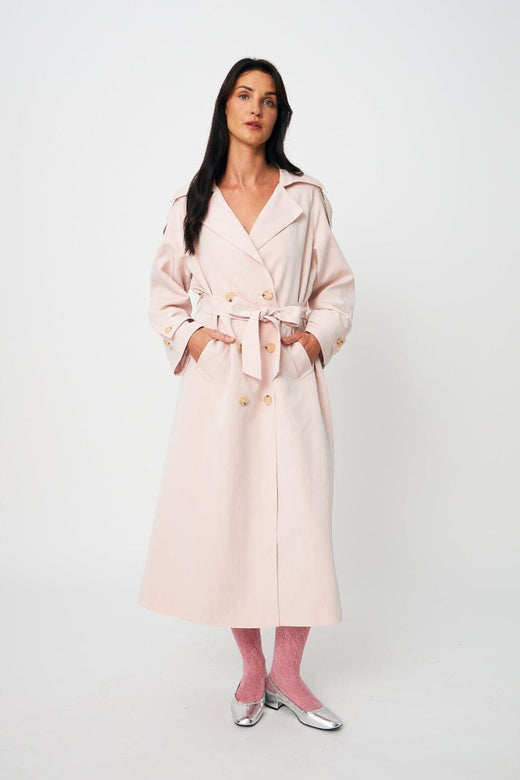 Cras - Sprii Trench Coat C646 - 4051 - 4051 Orchid Pink Frakker 