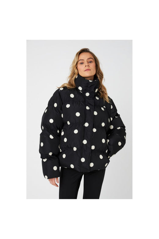 Cras - Valencia Puffer Jacket C387 - 8123 - 8123 Black White Dot