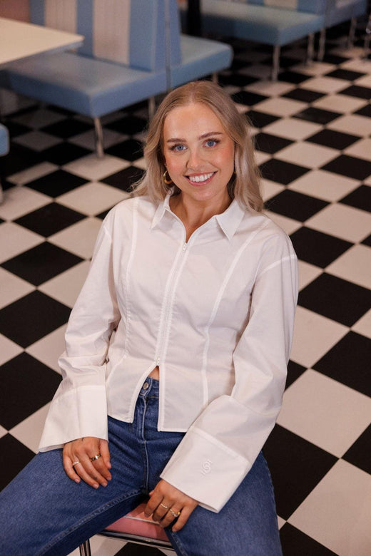 Cras x Molly&My By Sofie Martinussen - Mabel Shirt C732 - White Skjorter 