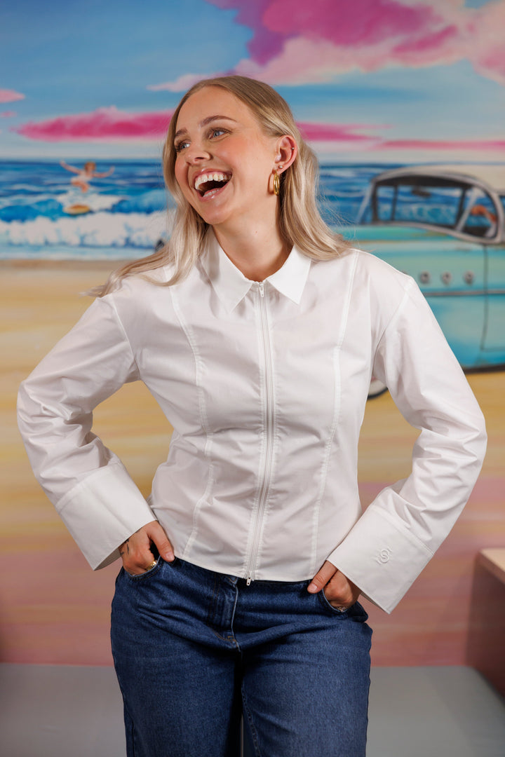 Cras x Molly&My By Sofie Martinussen - Mabel Shirt C732 - White Skjorter 