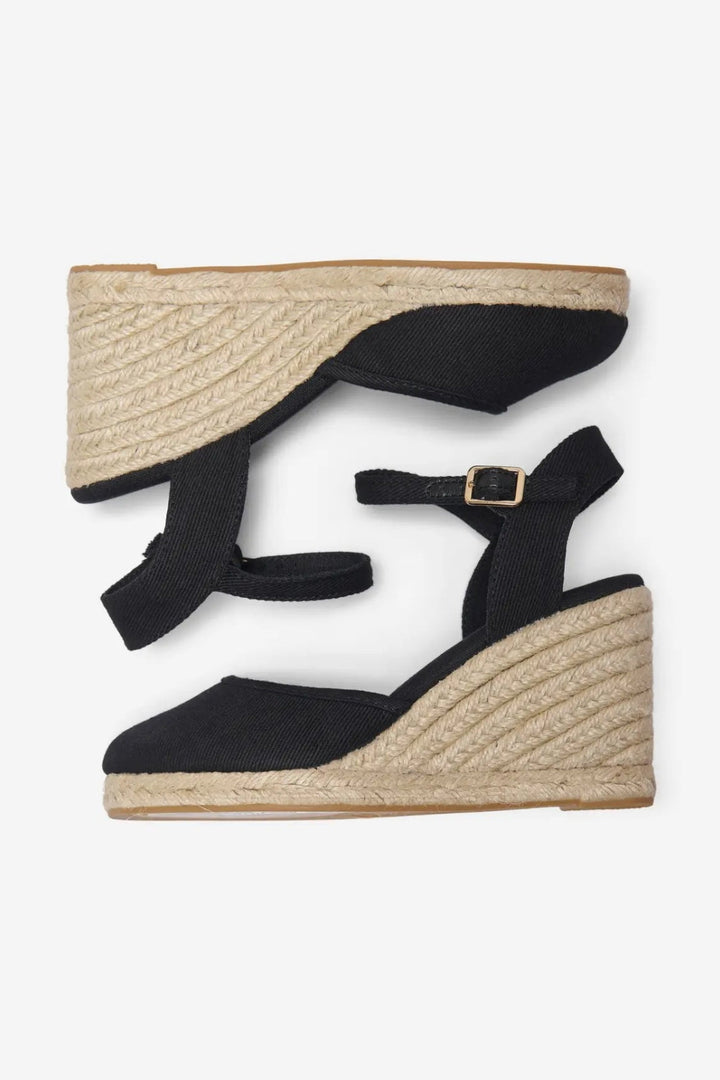 Only Shoes - Onlkayla Espadrille Wedge - 4682818 Black