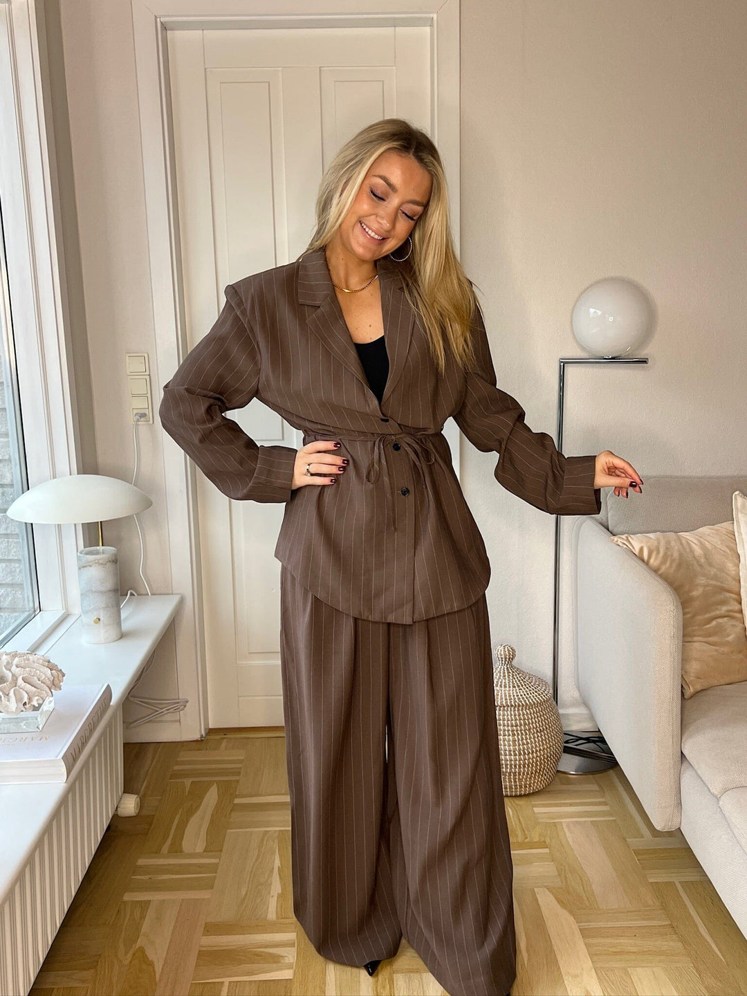 Dear Molly - ballon pants 165003b - brown Bukser 