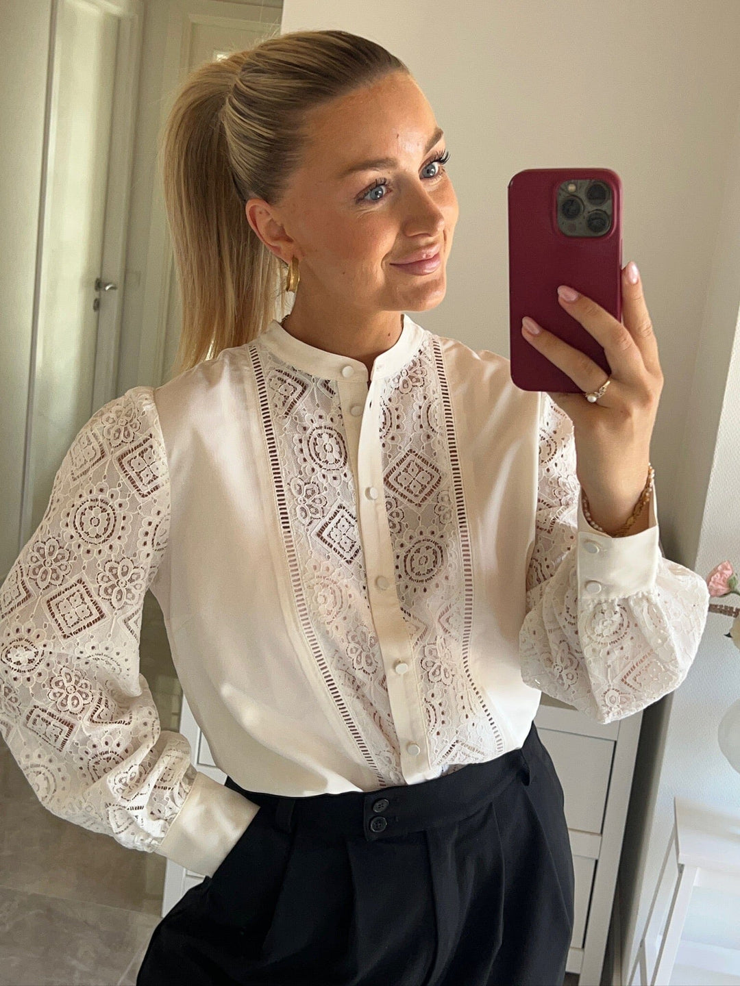 Dear Molly - Inge Shirt - Crème Skjorter 