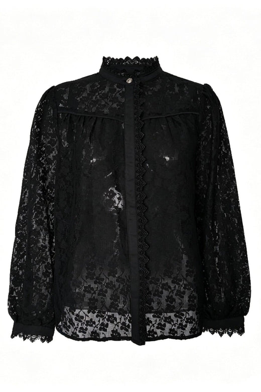 Dear Molly - Ingrid Shirt - Black Skjorter 