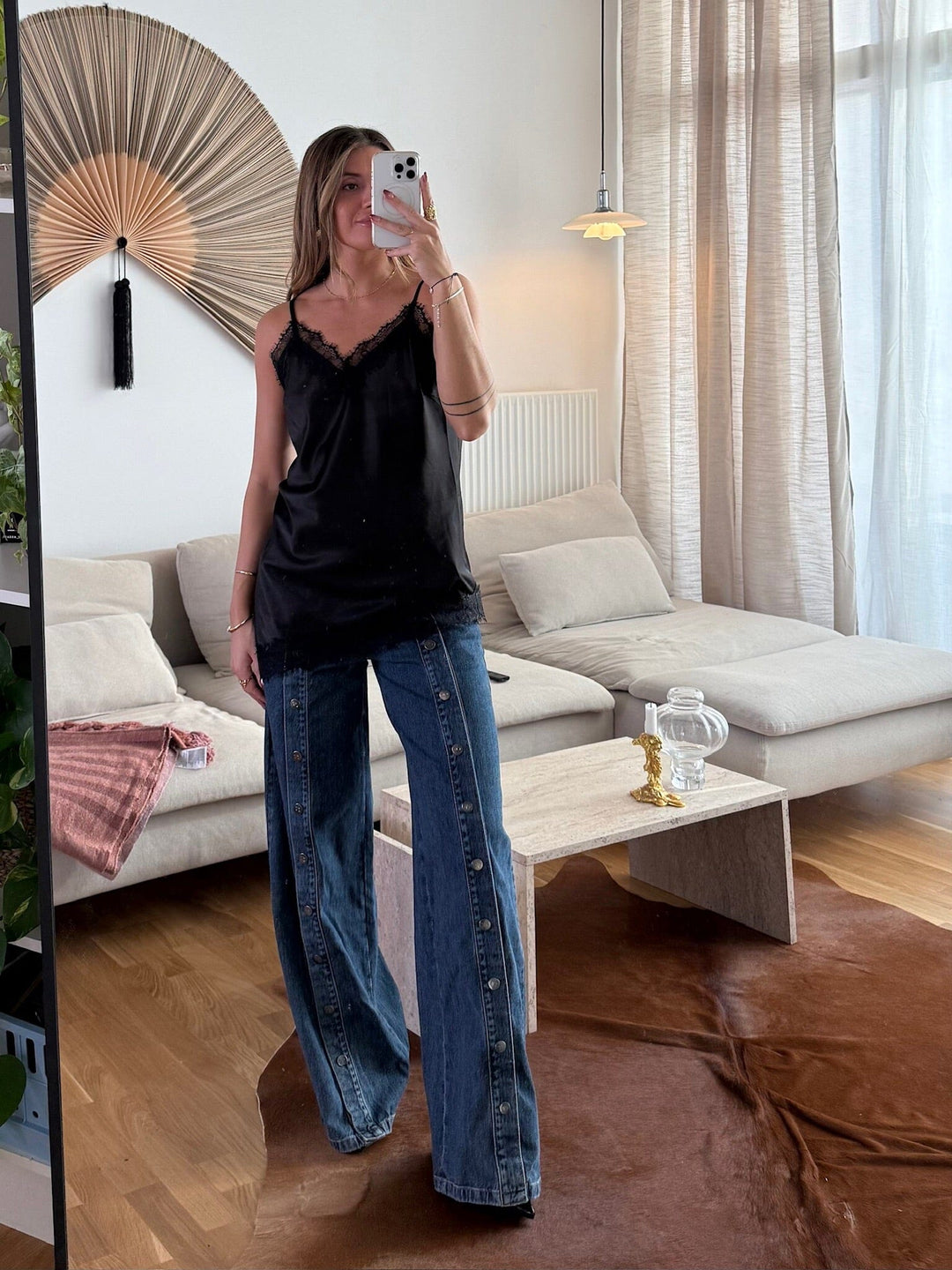 Dear Molly - Lace Top - Black Toppe 