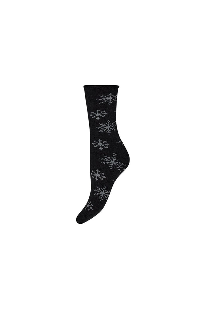 Decoy - Cosy X-Mas Socks 21510-75 - 1100 - Sort Strømper 