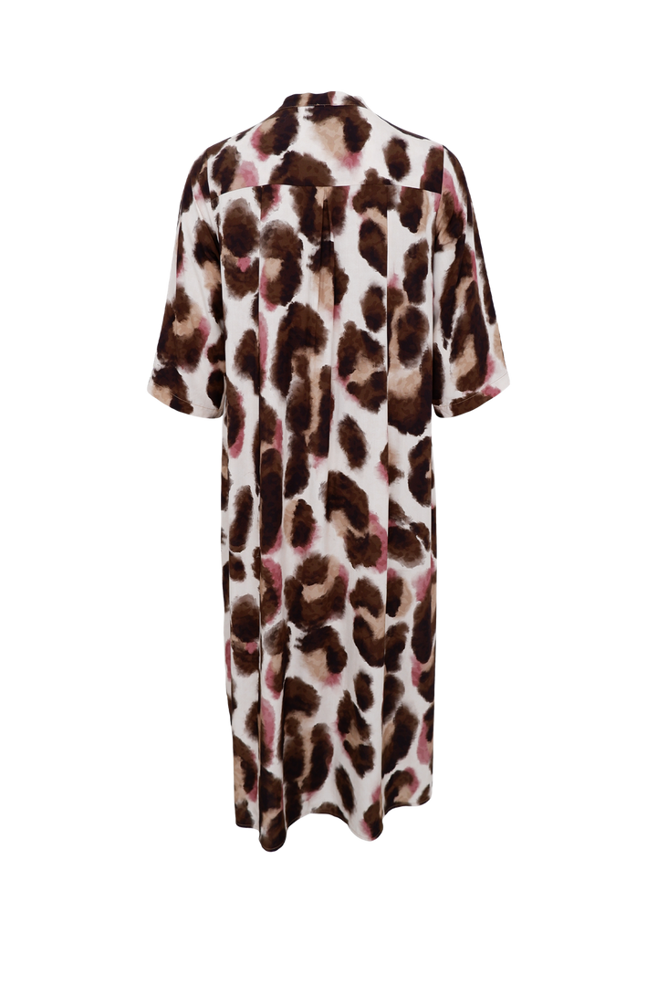 Black Colour - Bckenna Shirt Dress 40927 - Brown Rose