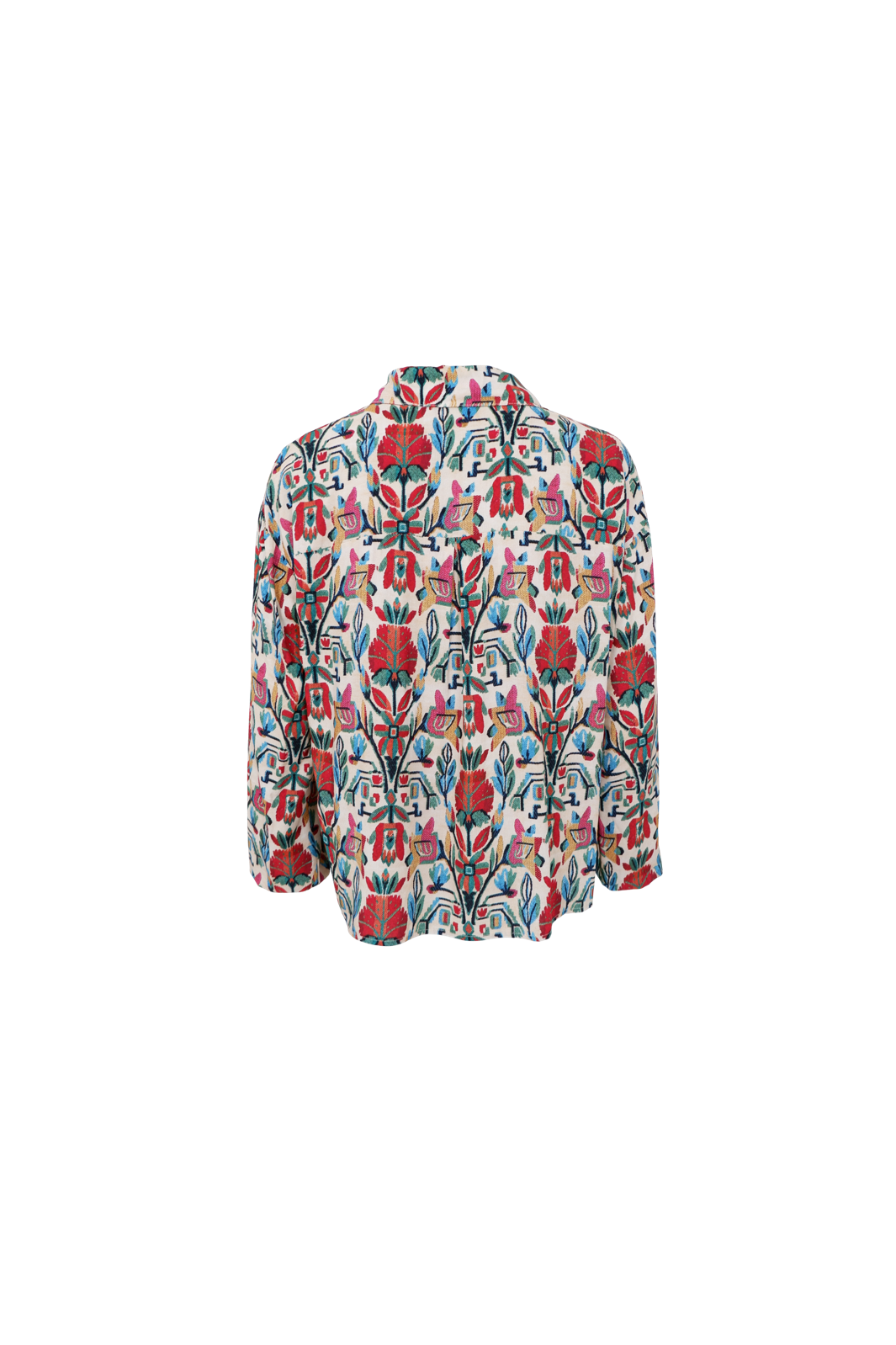 Black Colour - Bcpanama Shirt 41085 - Botanic Red