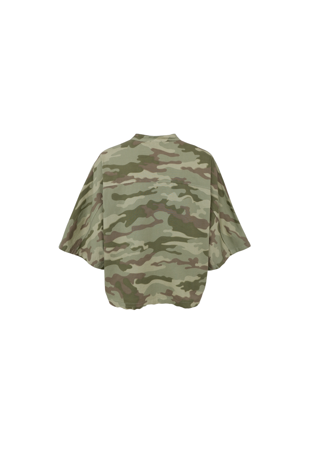 Black Colour - Bcally Loose Shirt 41145 - Camouflage