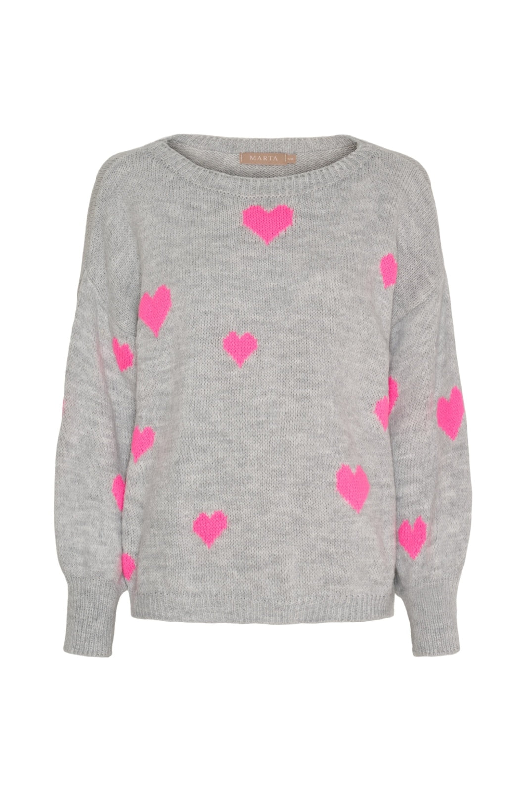 Marta Du Chateau - Mdcclover Knit 9582 - Grey