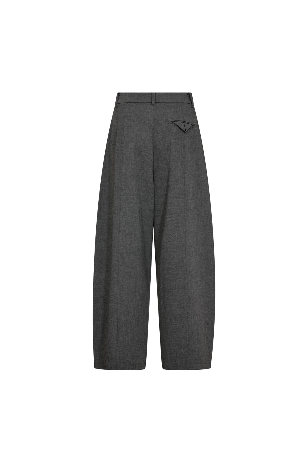 Co´Couture - Priscillacc Pleat Barrel Pant 500824 - 65003 - Mid Grey