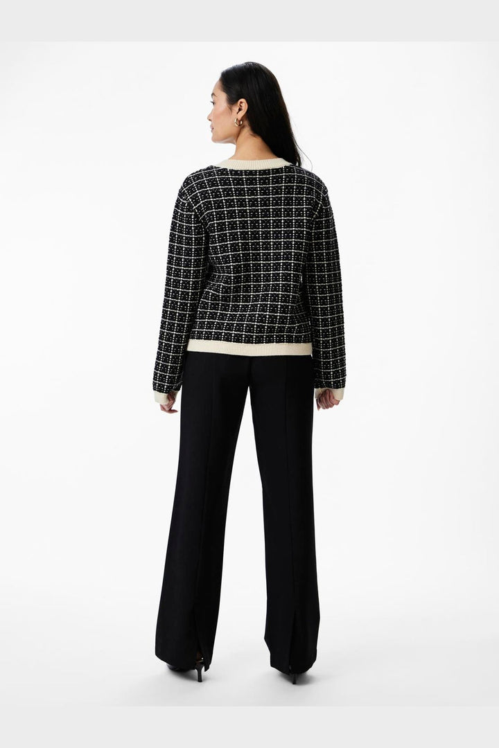 YAS - Yaslivia Ls Short Knit Cardigan - 4437256 Black Birch