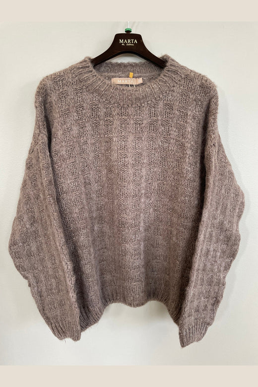 Marta Du Chateau - Mdcbrezza Knit 65968 - Fango