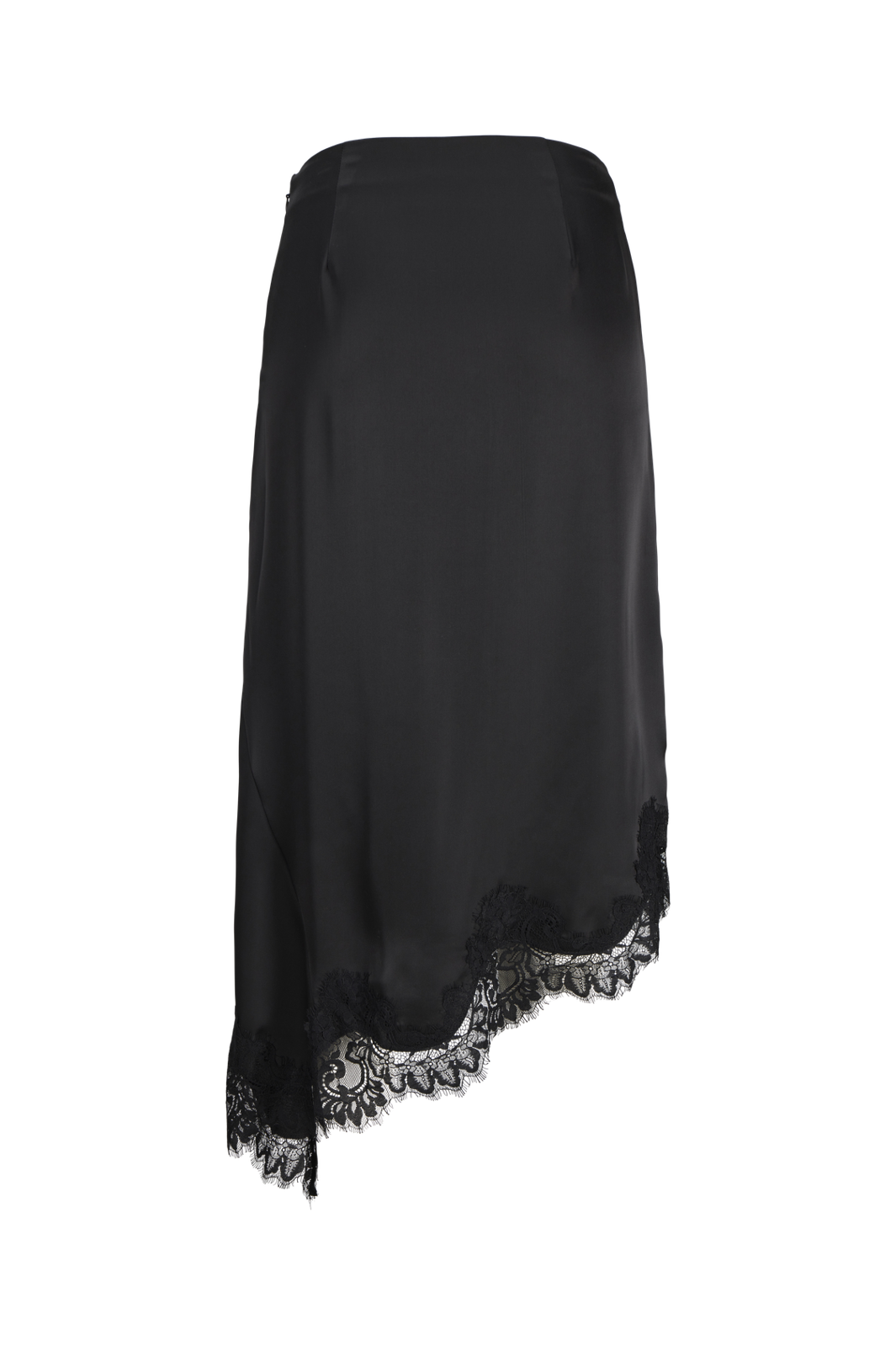 Jjxx - Jxvima Satin Asymmetric Skirt Ln - 5089448 Black