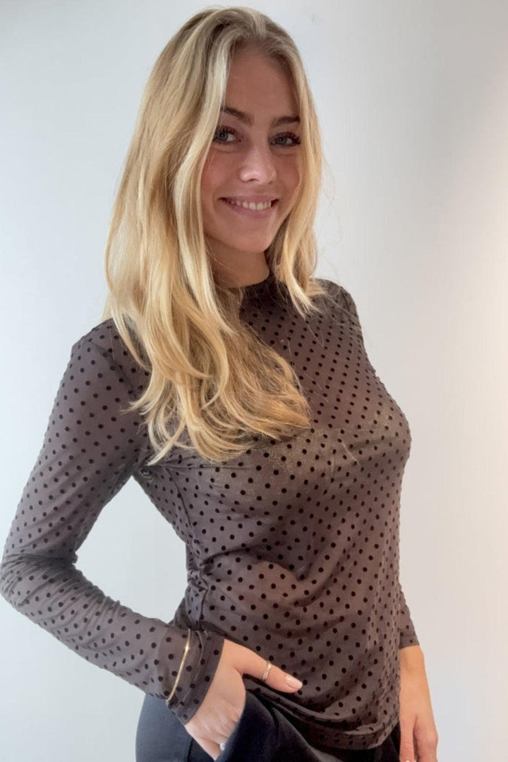 Continue - Anni Mesh 15107 - Brown With Black Dot