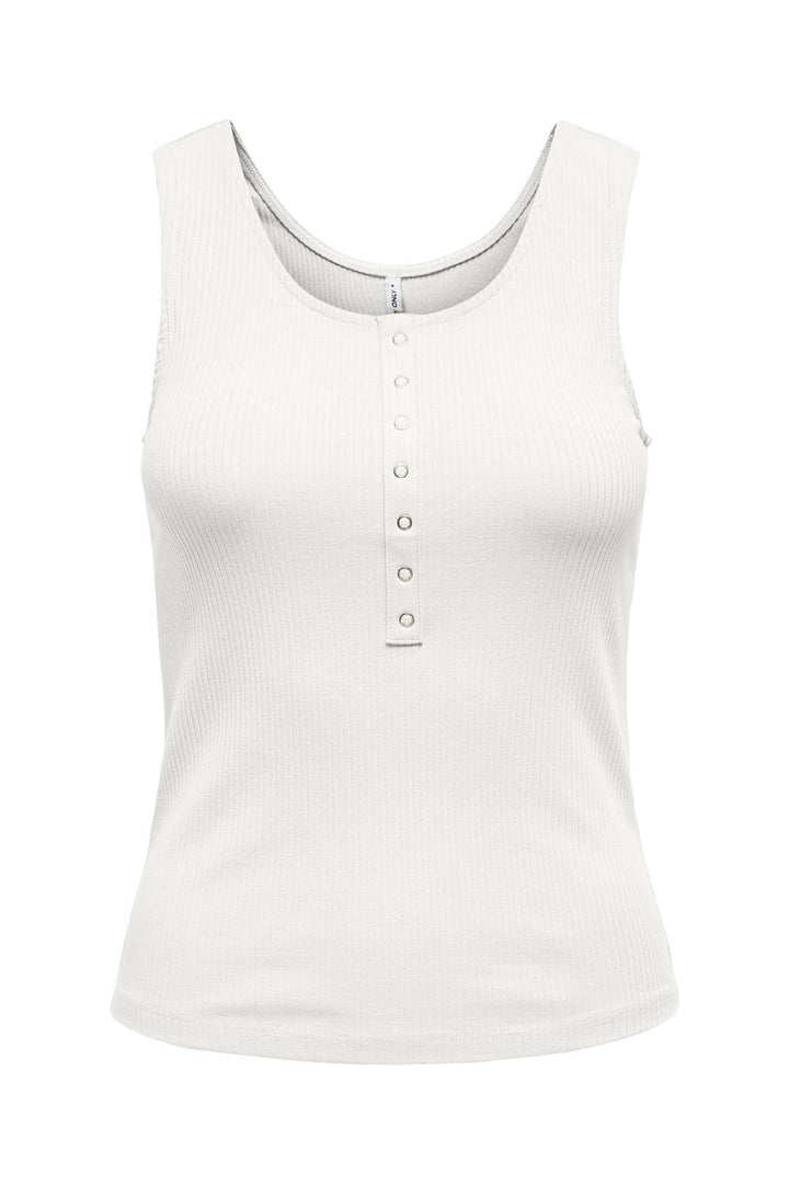 Only - Onlsimple S/L Button Top Box Csjrs - 4793573 Cloud Dancer