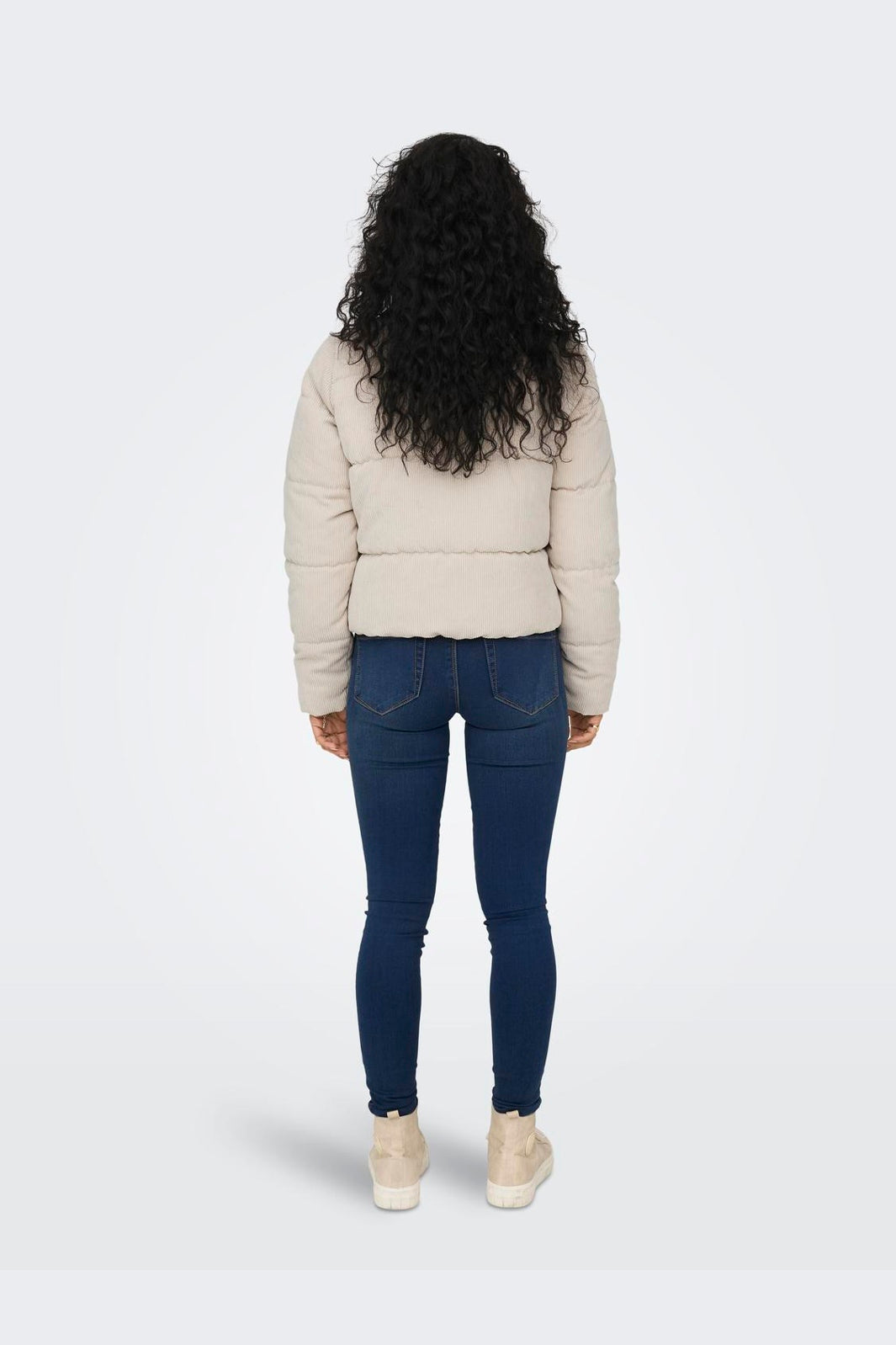 Only - Onlnewdolly Corduroy Puffer - 4327358 Moonstruck Big Corduroy Pattern