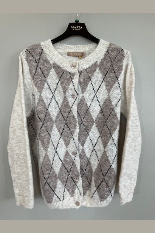 Marta Du Chateau - Mdcnovara Knit 9727 - Beige/Fango