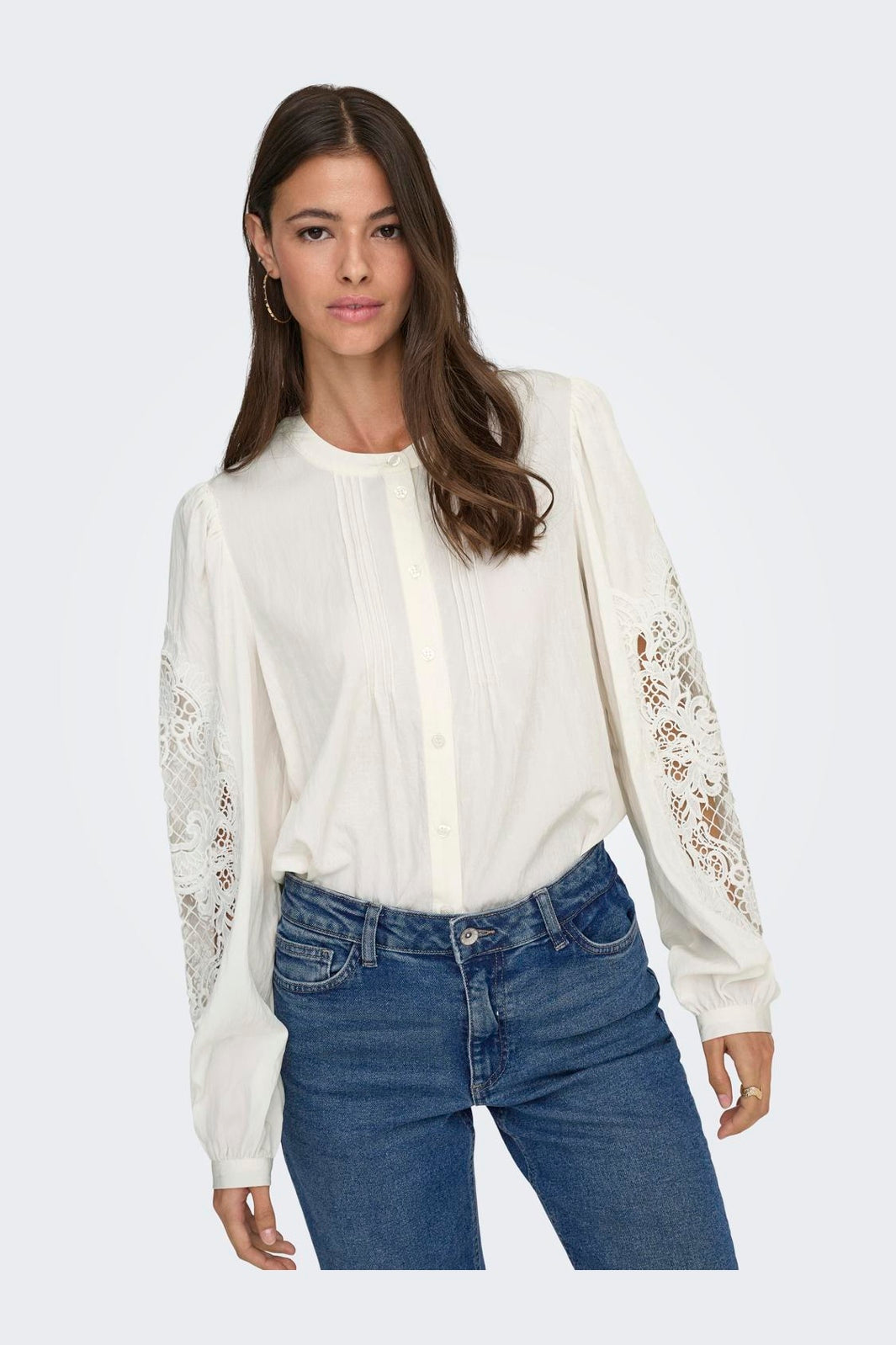 JDY - Jdycora L/S Shirt - 5035112 Cloud Dancer