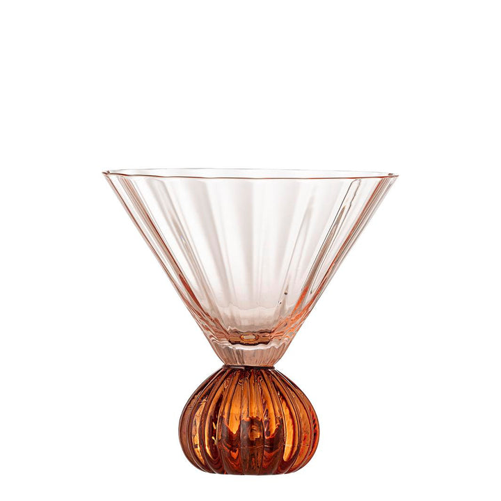 Bloomingville - Taurin Cocktailglas, Rosa, Glas 82072785 - Rose