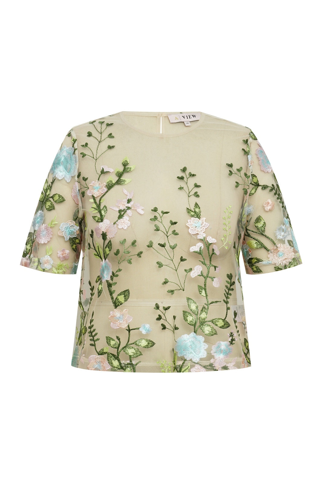 A-View - Fuschia Blouse AV4881 - 260 - Rose/Blue